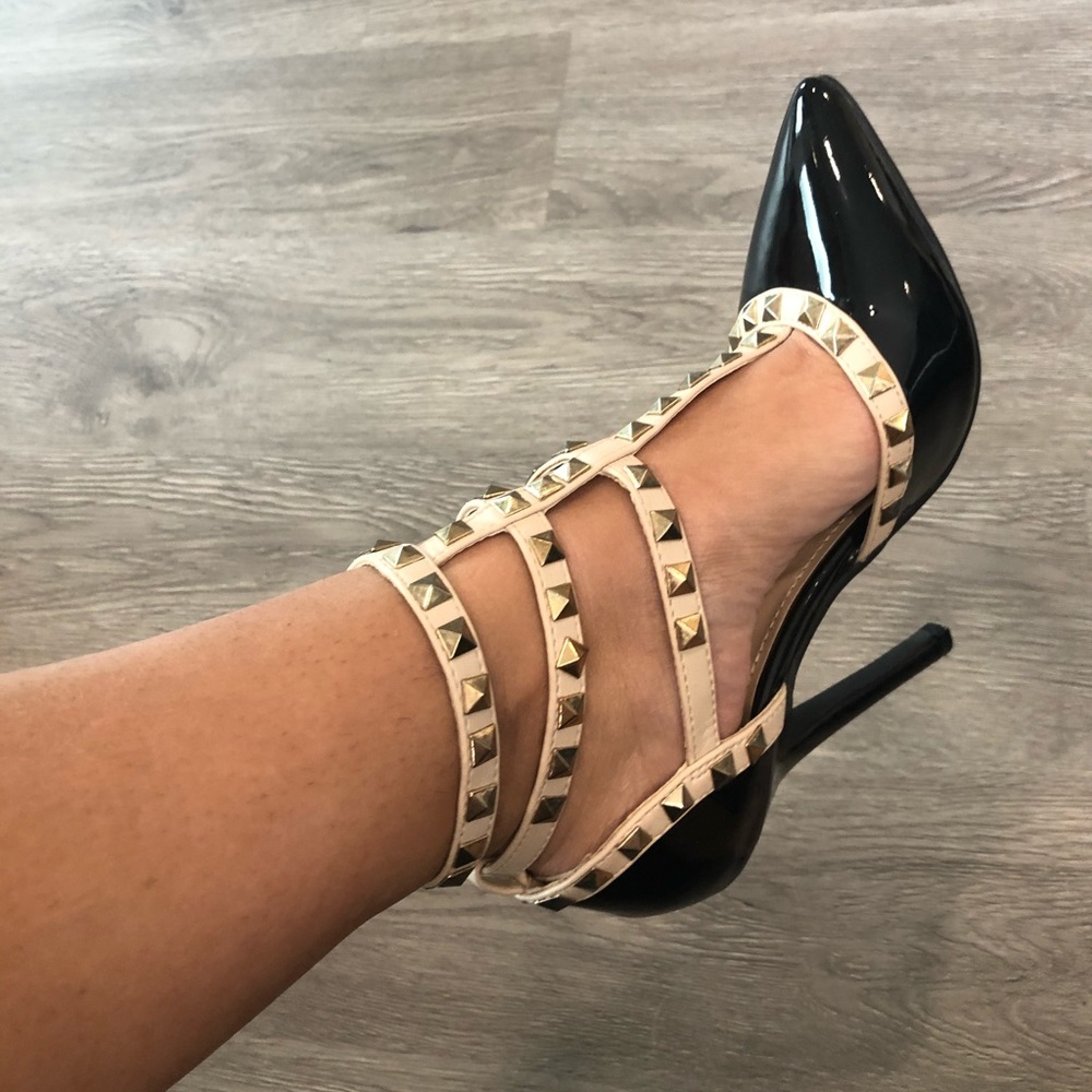 Black high heels